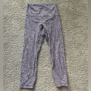 Lululemon purple floral align leggings